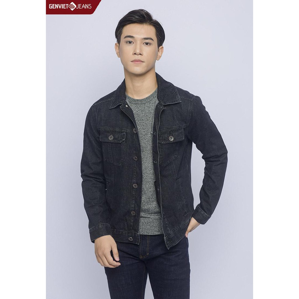 Áo khoác nam 1 lớp dài tay D6123J1372 GENVIET