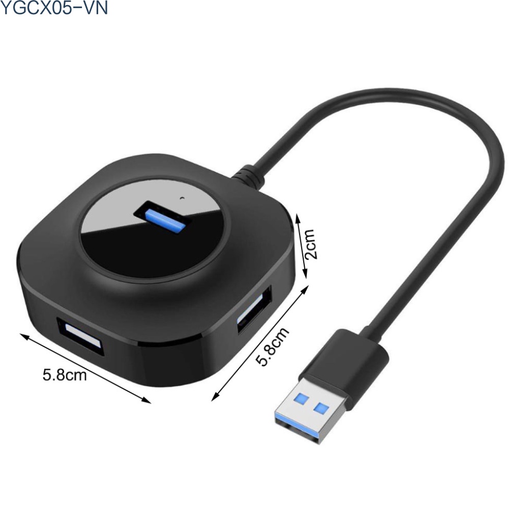 Hub Chia 4 Cổng Usb 3.0 Tốc Độ Cao Cho Máy Tính Laptop | BigBuy360 - bigbuy360.vn