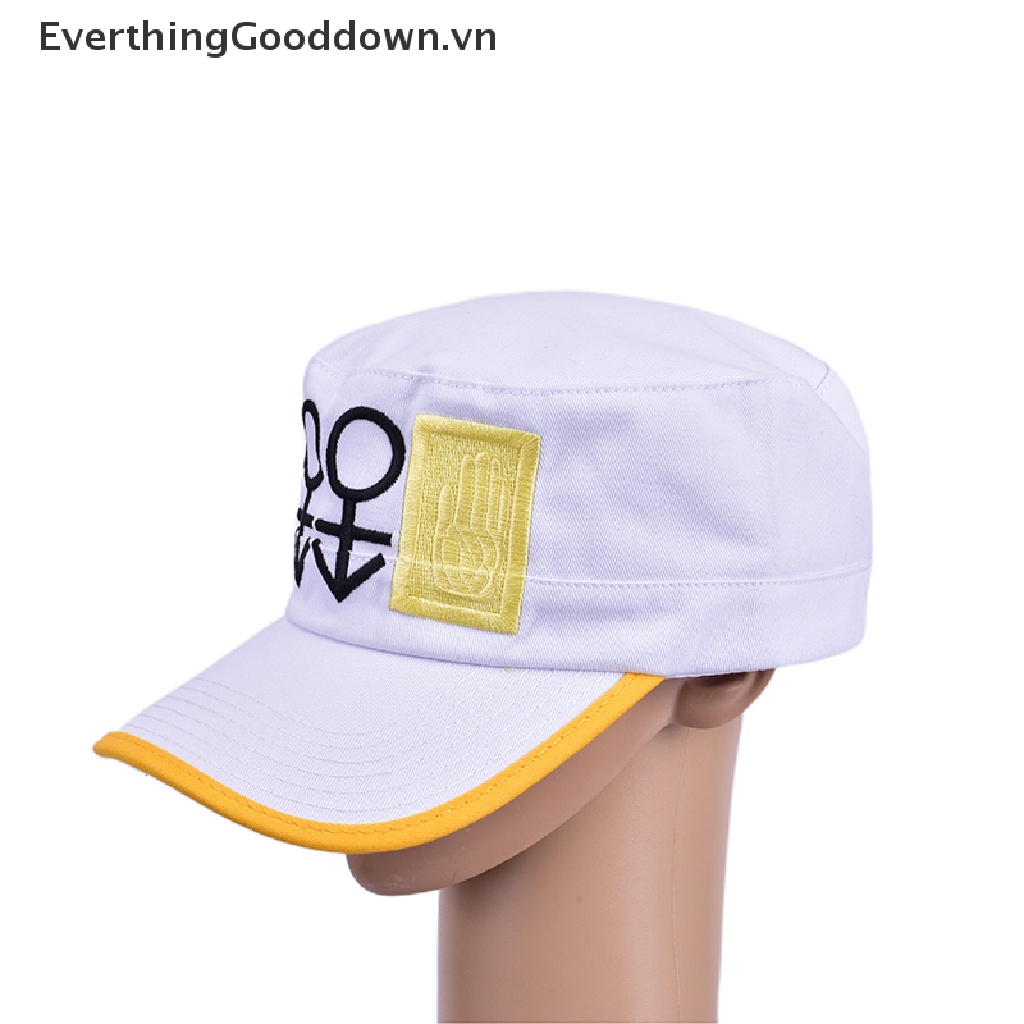 Everthinggooddown Mũ Lưỡi Trai Hóa Trang Hoạt Hình JOJO Quân Đội Kujo Jotaro Xung Quanh