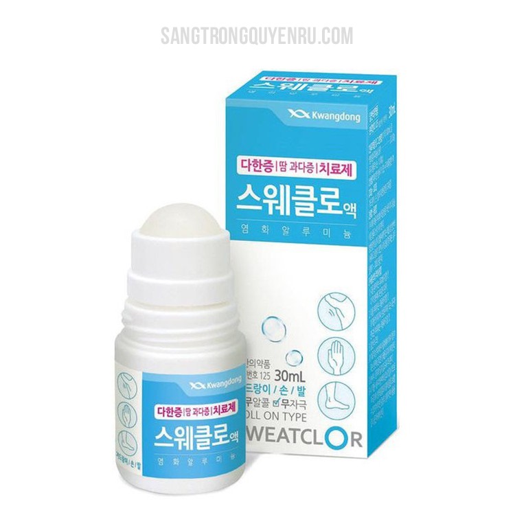 Lăn Khử Mùi Kwangdong Hàn Quốc 30ml - Ngăn Tiết Mồ Hôi Đến 3 Ngày