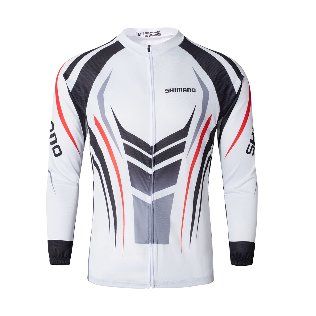 Áo Sweatshirt Chạy Xe Đạp/Leo Núi Tay Dài Màu Trắng Thời Trang Mùa Hè Cho Nam Giới