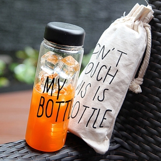 Bình đựng nước 500ml in chữ my bottle