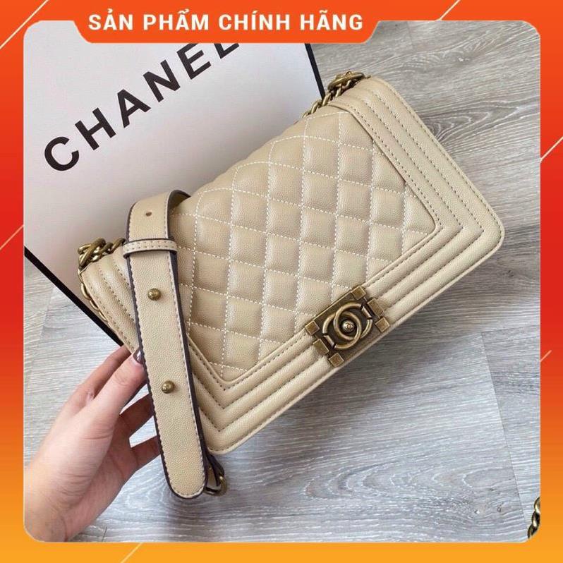 Túi Xách Nữ - Túi CN BOY Xích Đồng Trần Trám- Da Hạt Mềm Thời Trang Cao Cấp Giá Rẻ TXN23