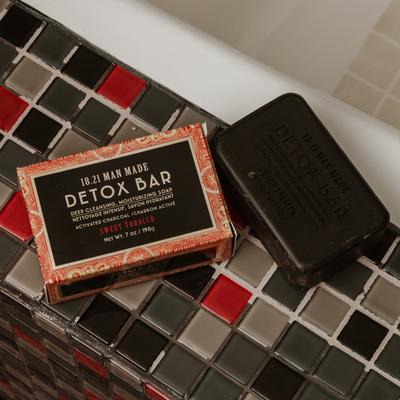 Xà Phòng 18.21 Man Made Detox Bar Soap Chính Hãng - 198g