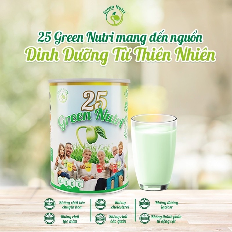 Ngũ cốc 25 loại hạt lợi sữa 25 Green nutri thuần chay