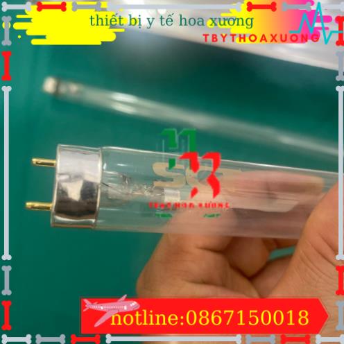 [Com Bo Máng + Bóng UV 60cm ] Đèn Cực Tím Diệt Khuẩn Không Khí Inox Việt Nam
