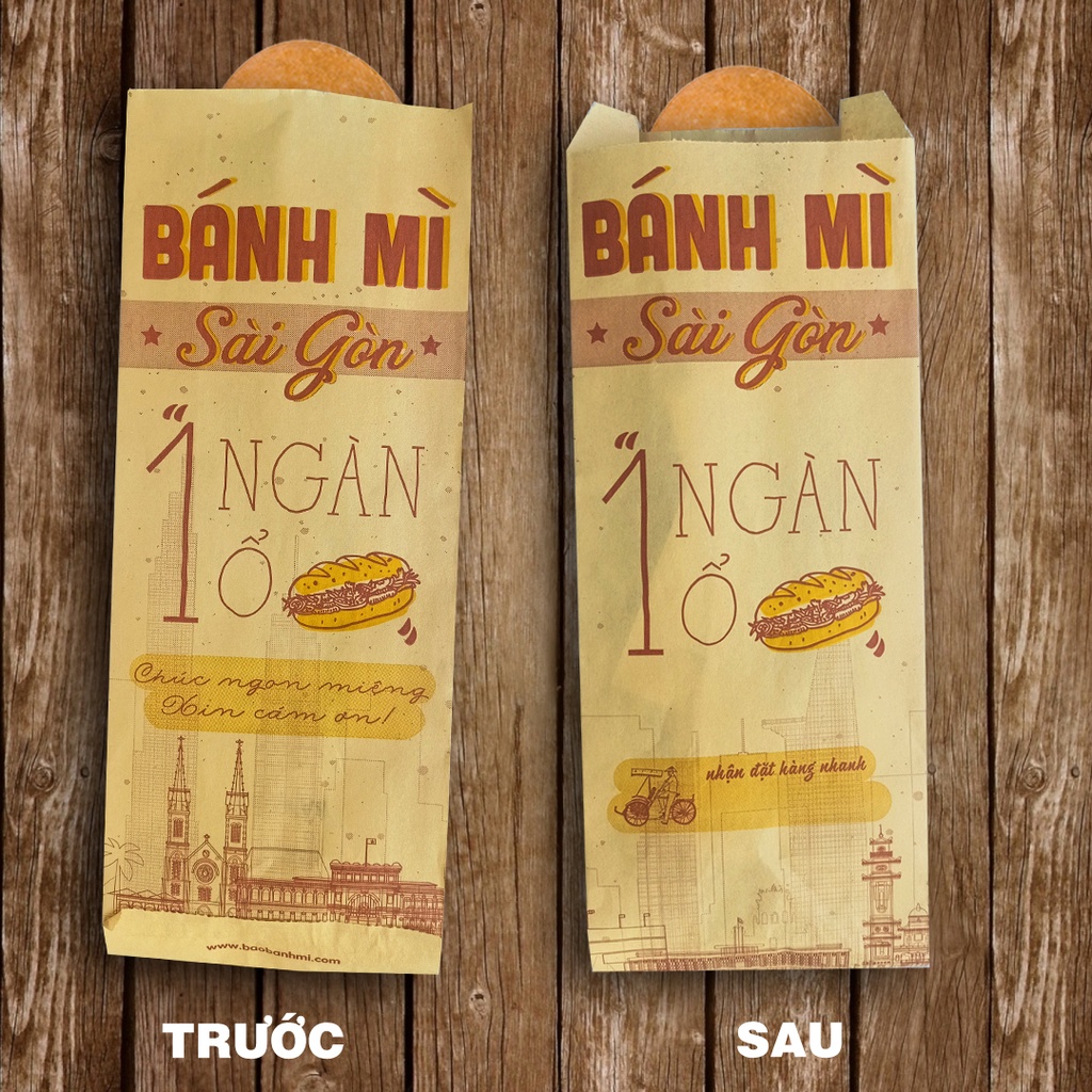 Túi và bao bánh mì Sài Gòn Xưa Cũ - TBD03