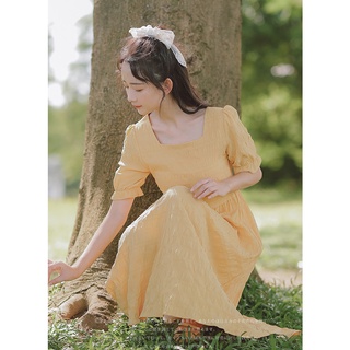 Váy dáng dài tay bồng