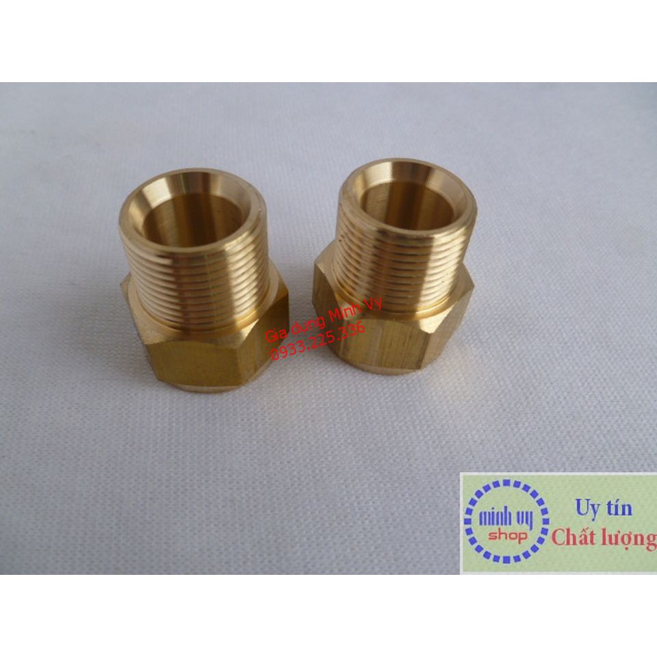 Khớp nối chuyển ren trong 22mm sang ren ngoài 22mm- T22N22