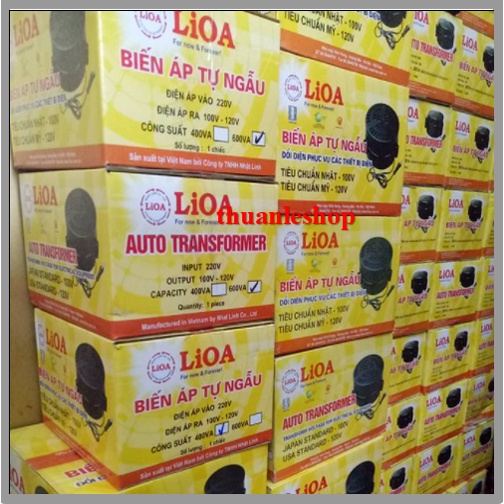 Biến áp lioa 1000va, 1200va, 1500va, 2000va đổi nguồn 220v sang 100v DN010, DN012, DN015, DN020