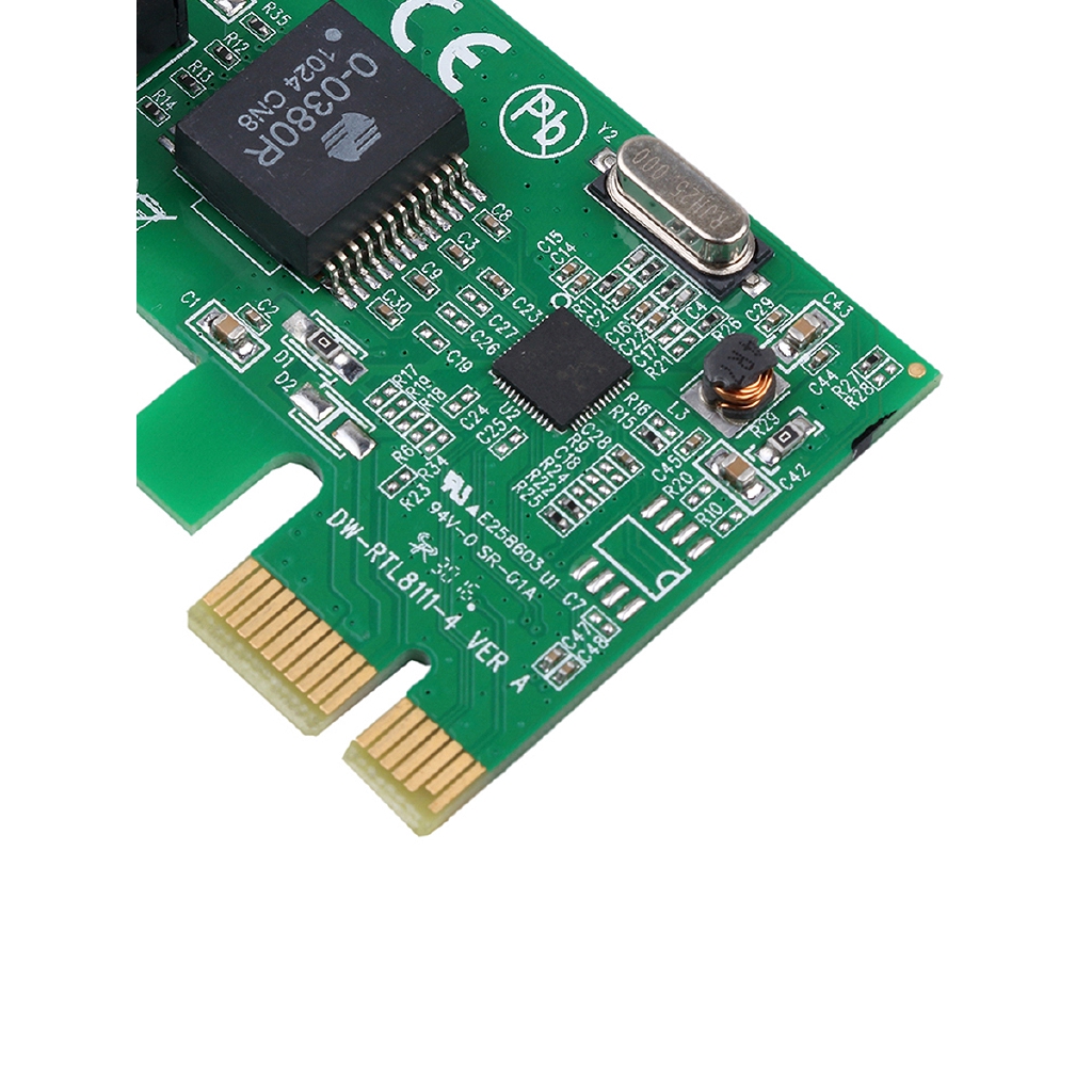 Card mạng LAN PCI - E 1000Mbps 10 / 100 / 1000M RJ-45