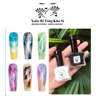Cồn loang trắng đen VINIMAY, Sơn loang trang trí móng
