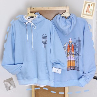 Áo Hoodie Tên Lửa (hình thật) form unisex