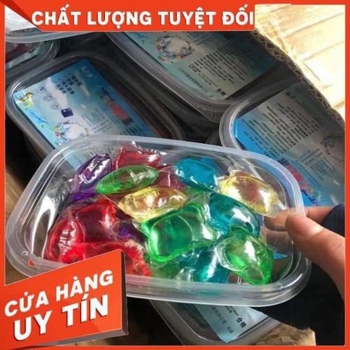 [XẢ KHO+FREE SHIP] Hộp viên nước giặt xả Gel Ball hộp 30 viên