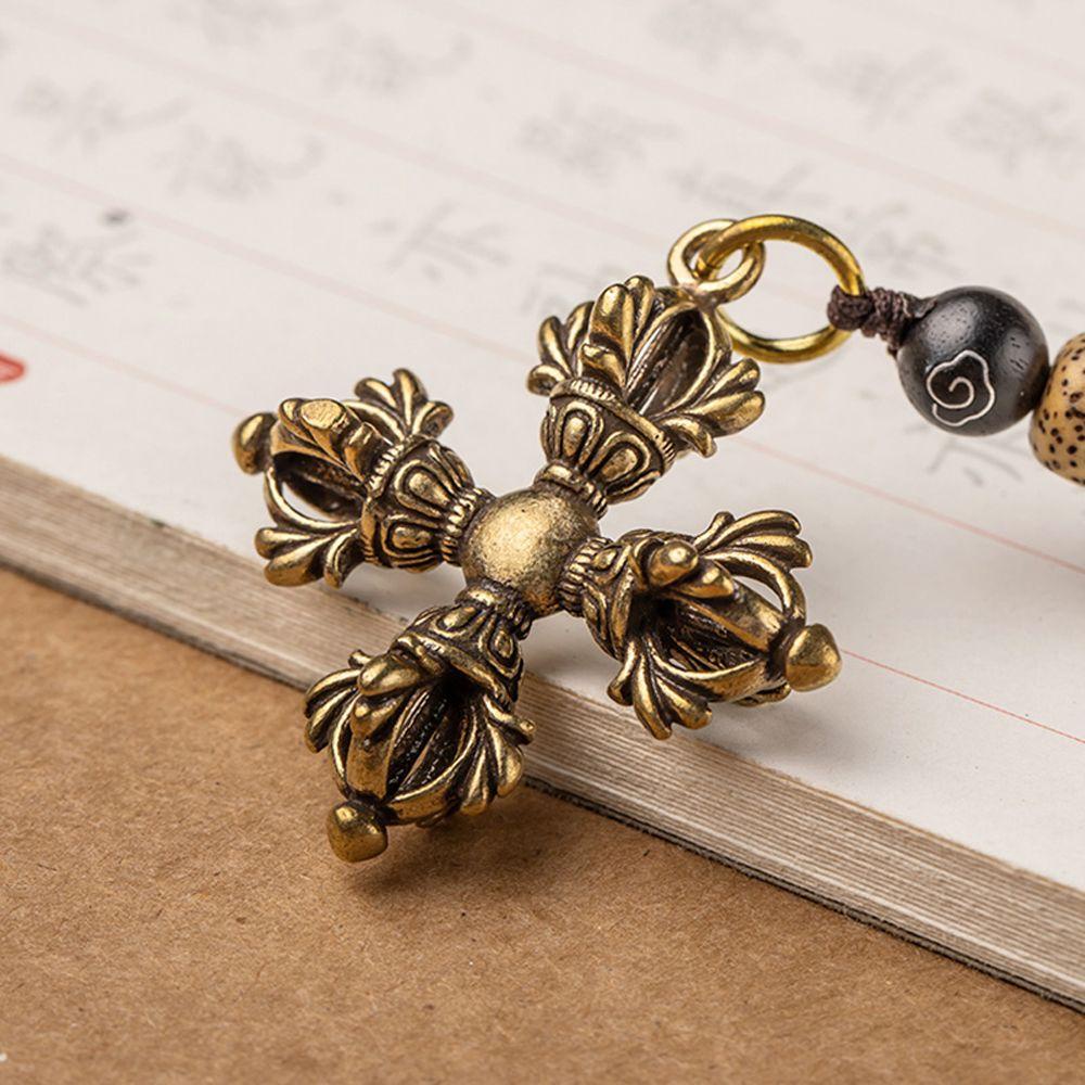 LANFY Dây Móc Khóa Handmade Bằng Đồng Thau Hình Quỷ Độc Đáo