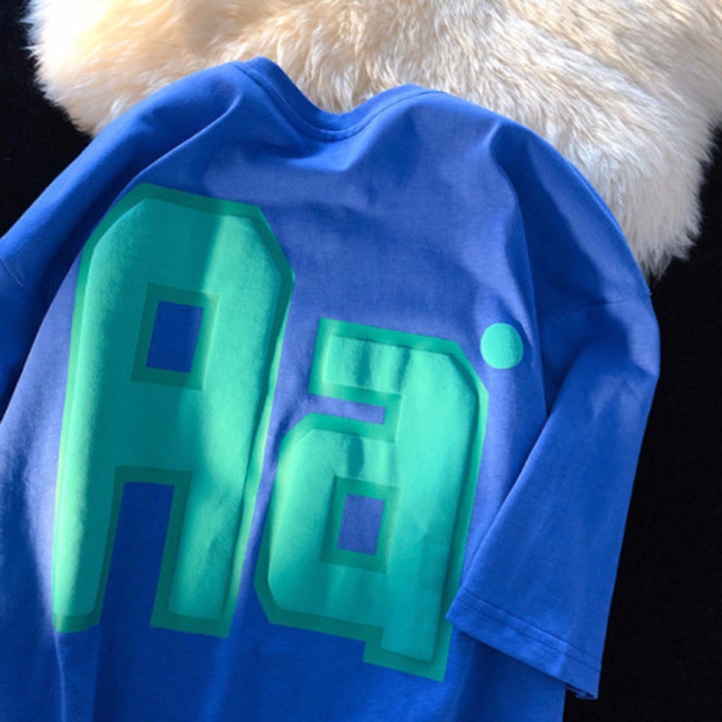 Áo Thun Tay Ngắn Cổ Tròn In Họa Tiết Đơn Giản Thời Trang Cho Nữ