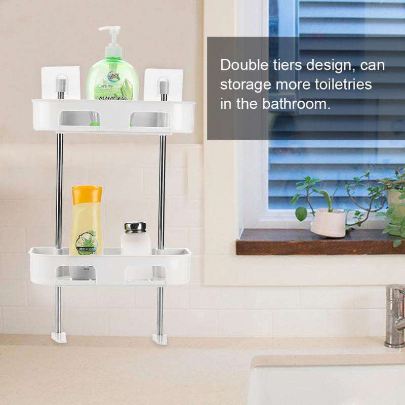 Kệ Treo Tường Nhà Tắm 2 Tầng Đa Năng