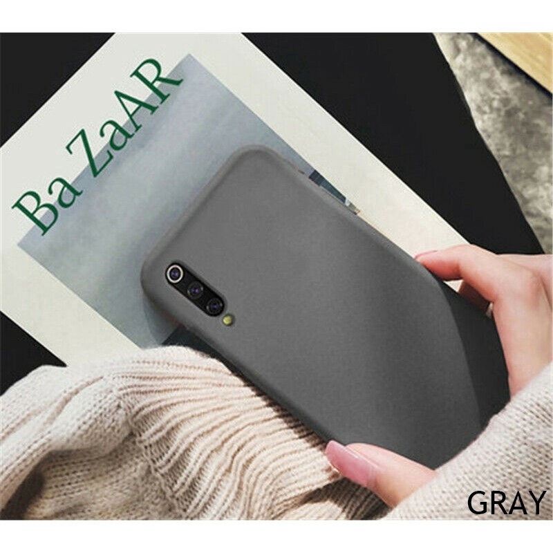 Ốp điện thoại TPU mềm màu trơn cho Samsung A10 A20E A30 A40 A50 A60 A70 A2Core A3 A5 A7 2016