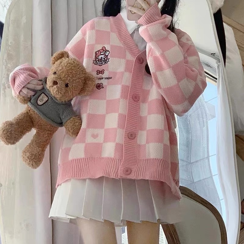 ÁO KHOÁC CARDIGAN IN HÌNH SANRIO SIÊU XINH