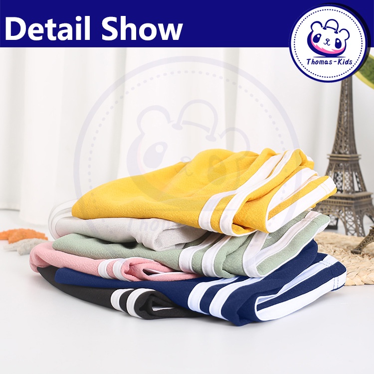 [THOMAS Kids] Quần Short Thể Thao Cotton Mỏng Thoải Mái Nhiều Màu Sắc Cho Bé 2-12 Tuổi