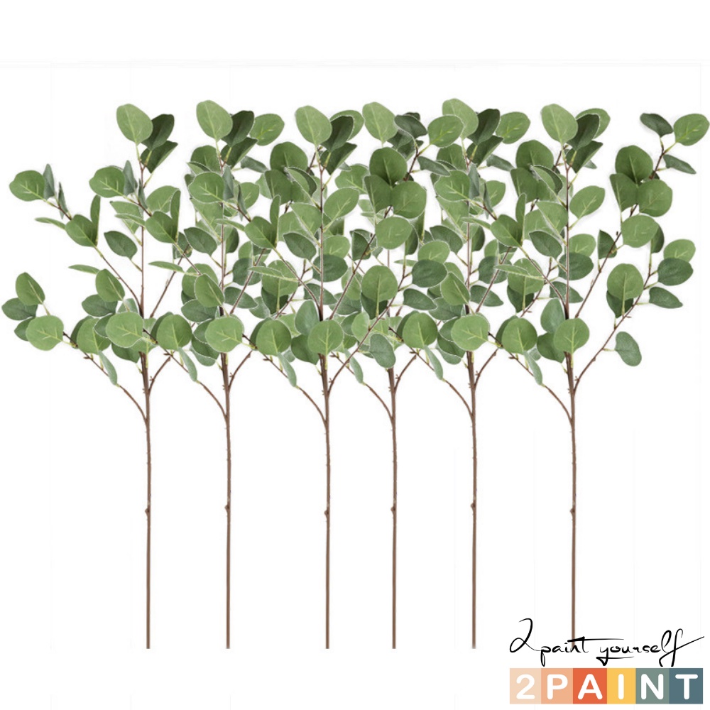 Lá giả trang trí Lá Bạch đàn cỡ lớn decor phòng đẹp