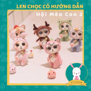 [Len chọc có hướng dẫn] BỘ KIT HỘI MÈO CON 2