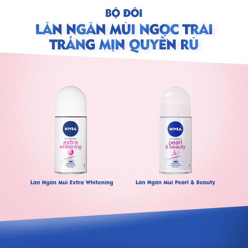 [Chính hãng] Lăn ngăn mùi Nivea ngọc trai đẹp quyến rũ (50ml)