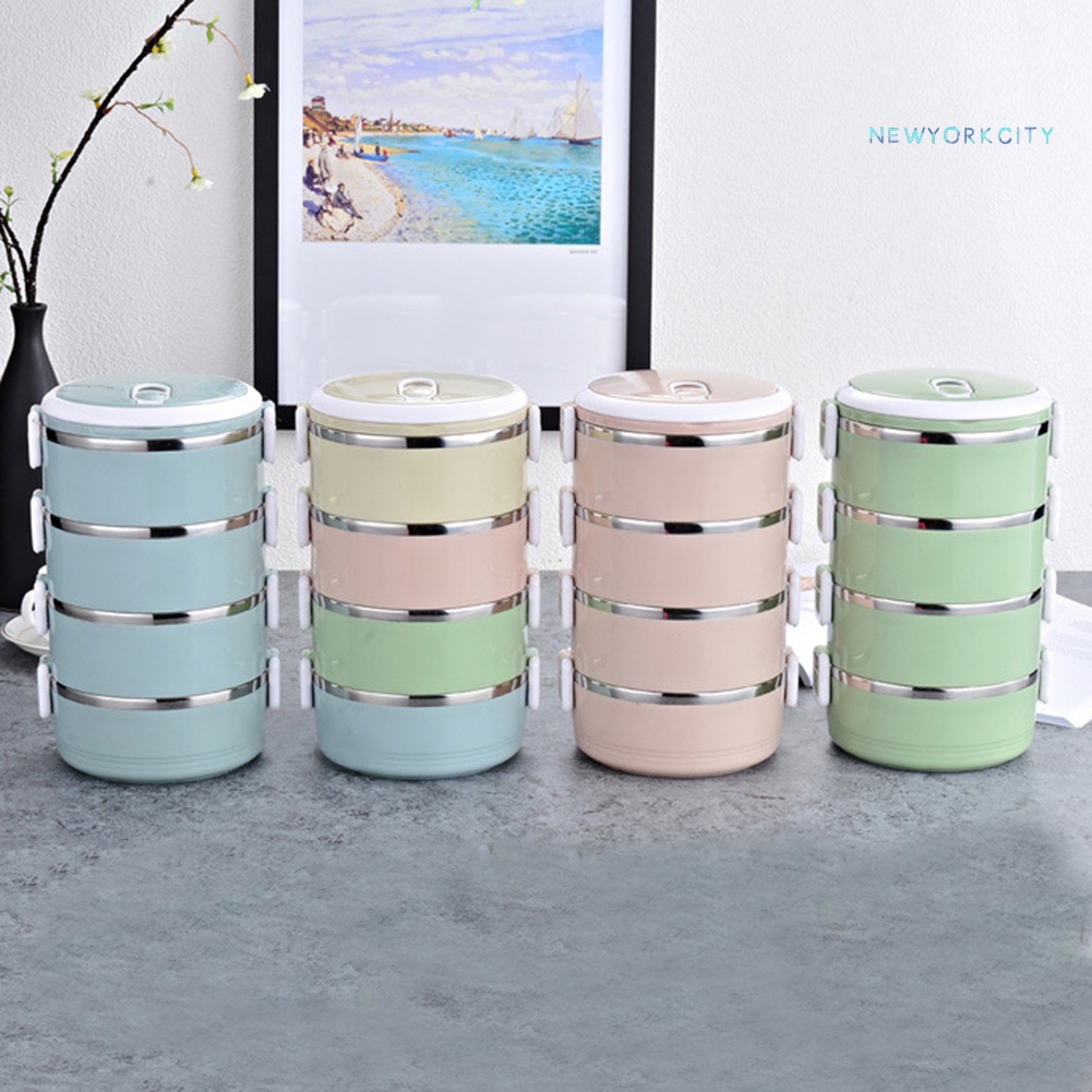 Hộp Đựng Thức Ăn Trưa Cách Nhiệt Bằng Thép Không Gỉ