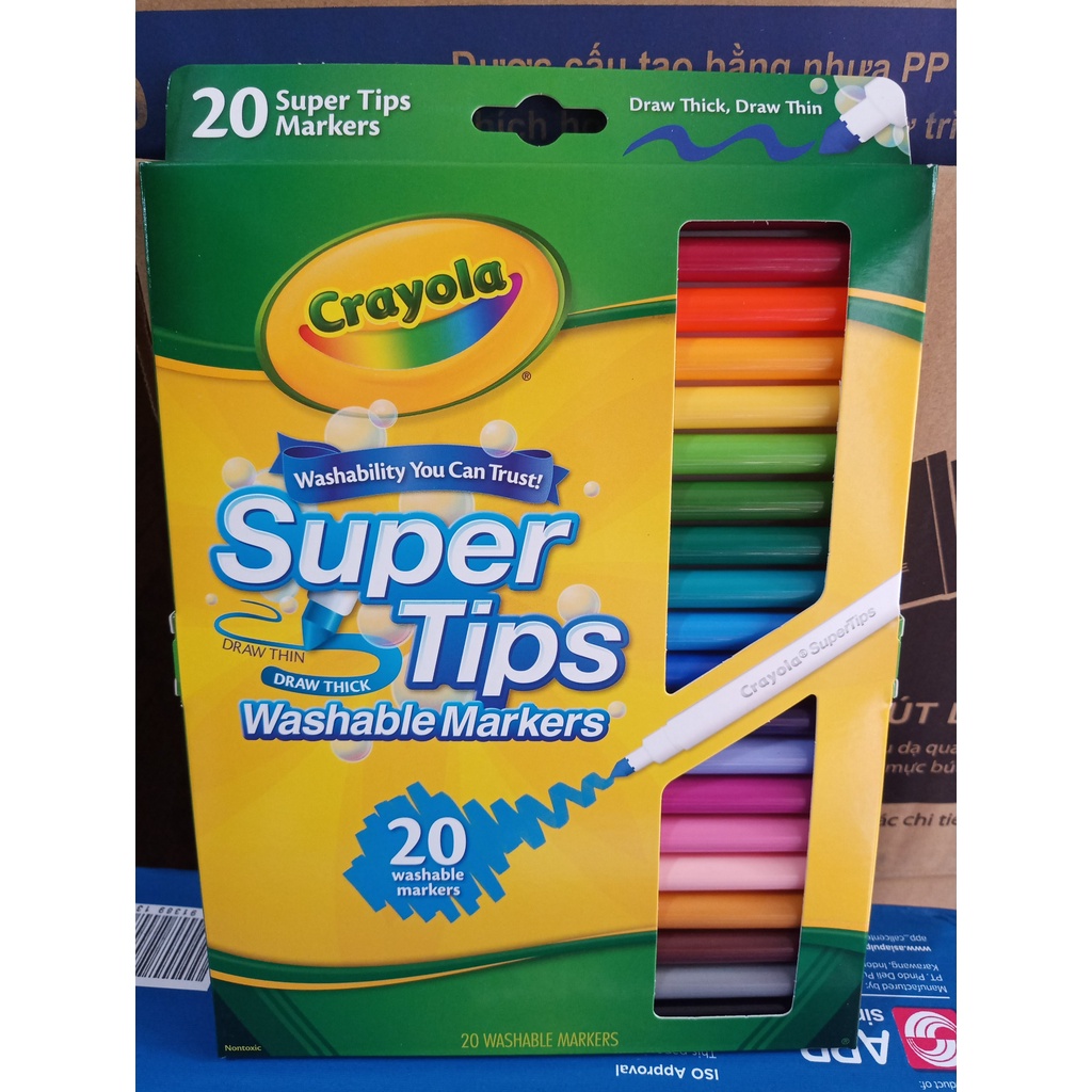 Bút lông màu 100 màu CRAYOLA Supertip 585100