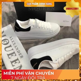Giày Mcqueen trắng gót nhung hàng cao cấp giá xưởng Form dành cho cả nam nữ