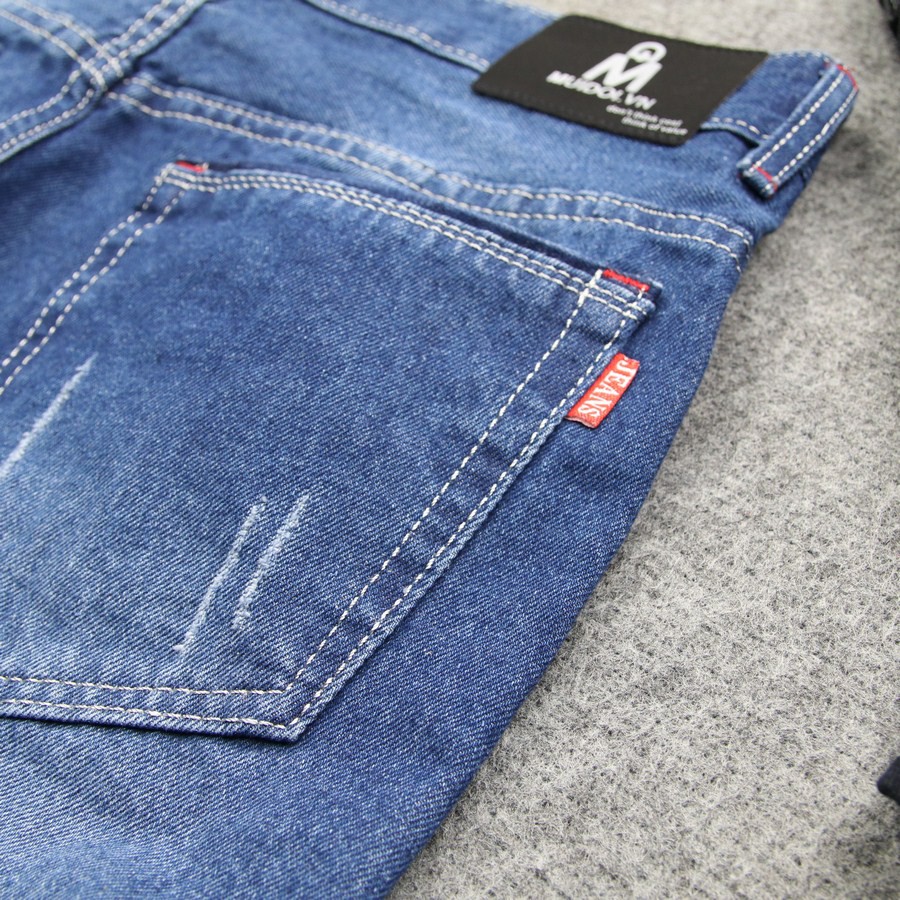 Quần short jean nam xanh xước vải đẹp TS37 Tronshop | BigBuy360 - bigbuy360.vn