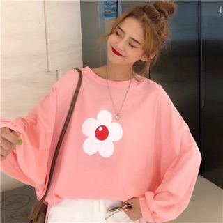 Áo thun dài tay kiểu oversize
