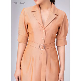 Đầm nữ bố trụ GUMAC DA10221