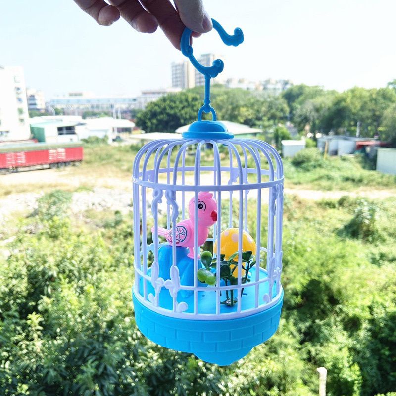 Đồ Chơi Lồng Chim Hót Có Nhạc  Và Đèn Cho Bé.