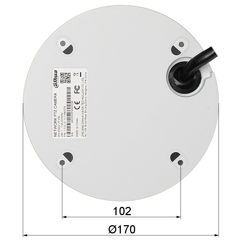 Camera IP Speed Dome 2.0 Megapixel DAHUA DHSD42212THN Hàng chính hãng