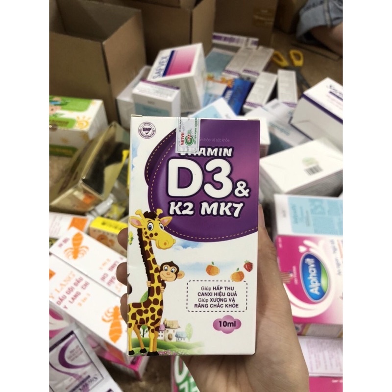 Vitamin D3 K2 MK7 Halico - nhỏ giọt 10ml