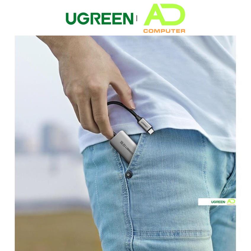 Cáp chuyển USB Type C sang VGA hỗ trợ Full HD 1080P UGREEN CM160 50316