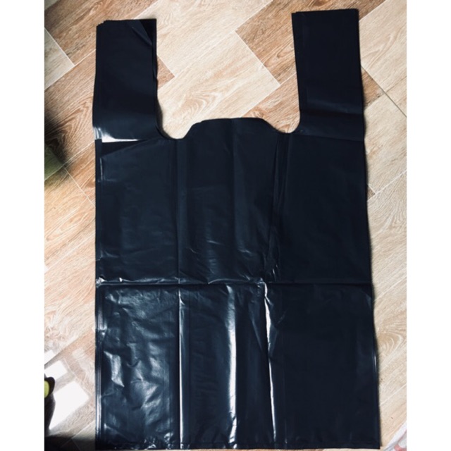 1kg túi xốp PE đen bóng , dai ( đựng hàng , gói hàng )