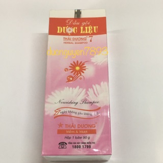 Dầu gội dược liệu THÁI DƯƠNG 7 90g