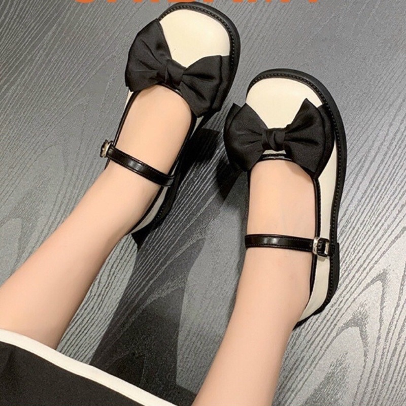giầy bệt phối nơ quai cài siêu đẹp siêu hót!!!