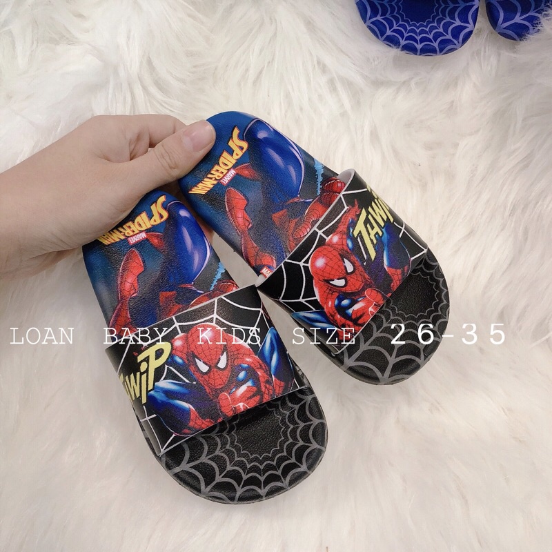 DÉP SIÊU NHÂN BÉ TRAI SIÊU MỀM ÊM HÀNG QUẢNG CHÂU SIZE 25-35