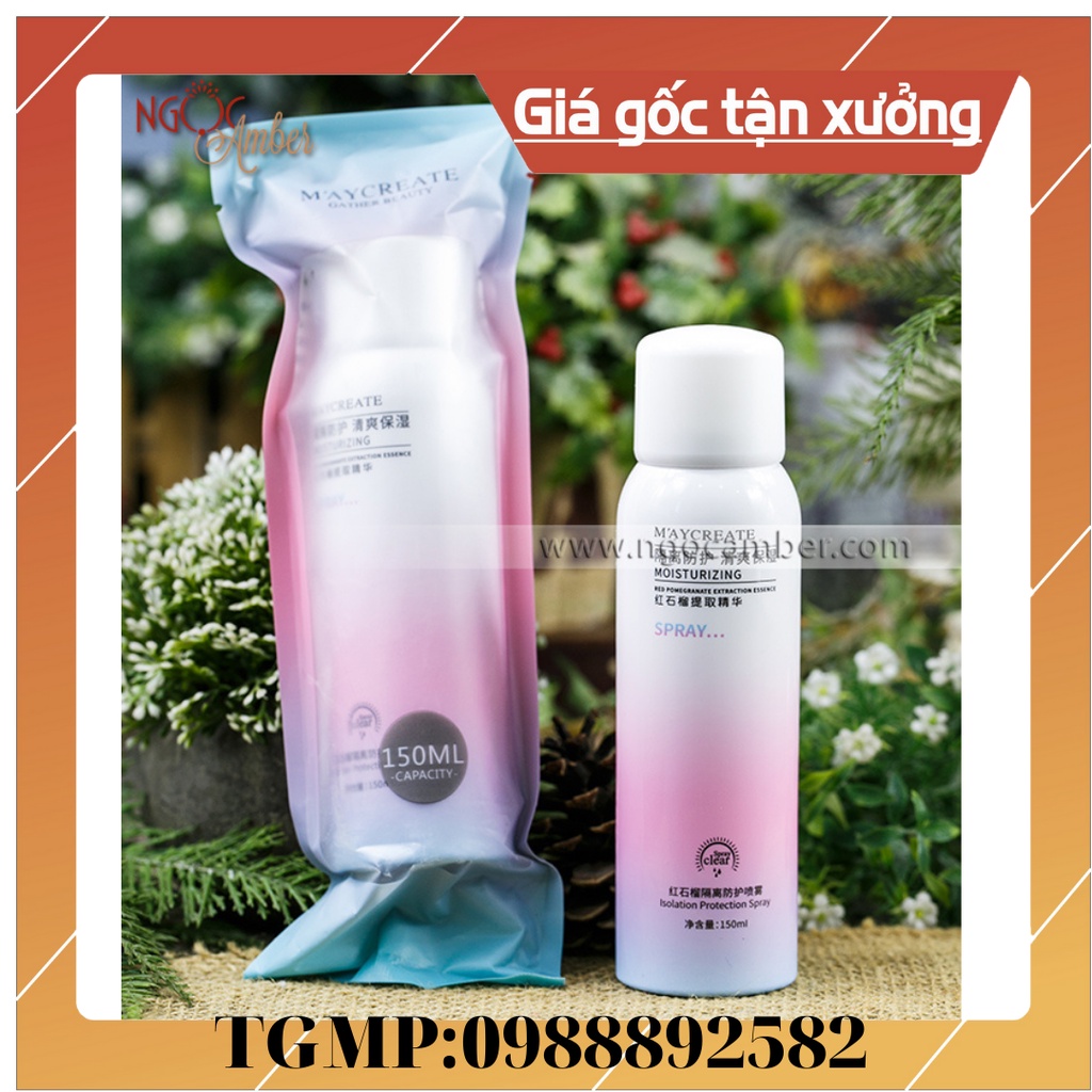 Xịt Chống Nắng Trắng Da MayCreate 150ml -thegioimypham1