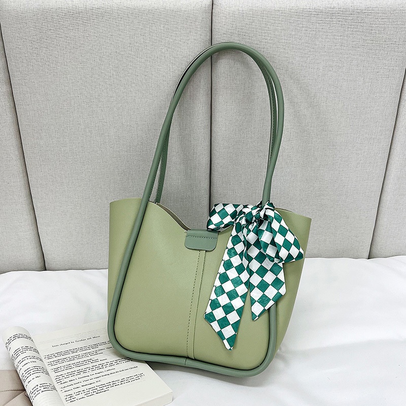 Túi Xách Lụa Cỡ Lớn Màu Sắc Tương Phản Thời Trang Mùa Hè Cho Nữ