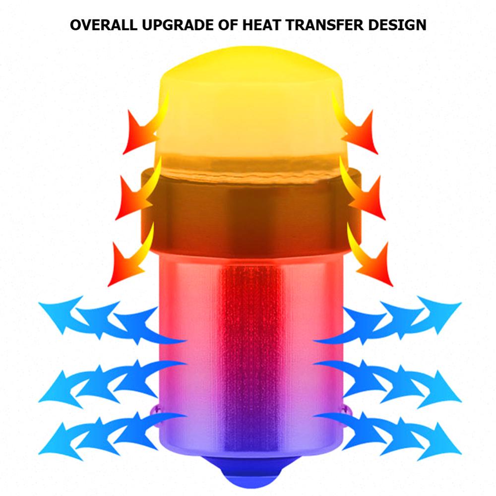 1 Đèn LED Tín Hiệu 1156 BA15S 1157 BAY15D COB Cho Xe Hơi S7U2