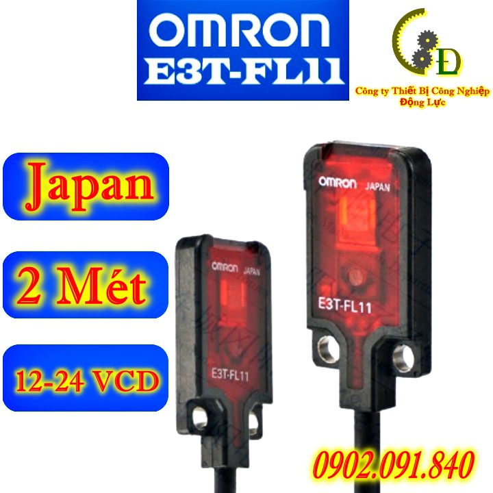 Cảm biến quang điện (ánh sáng) VIP E3T-FL11 Omron automation 2M giá tốt nhất