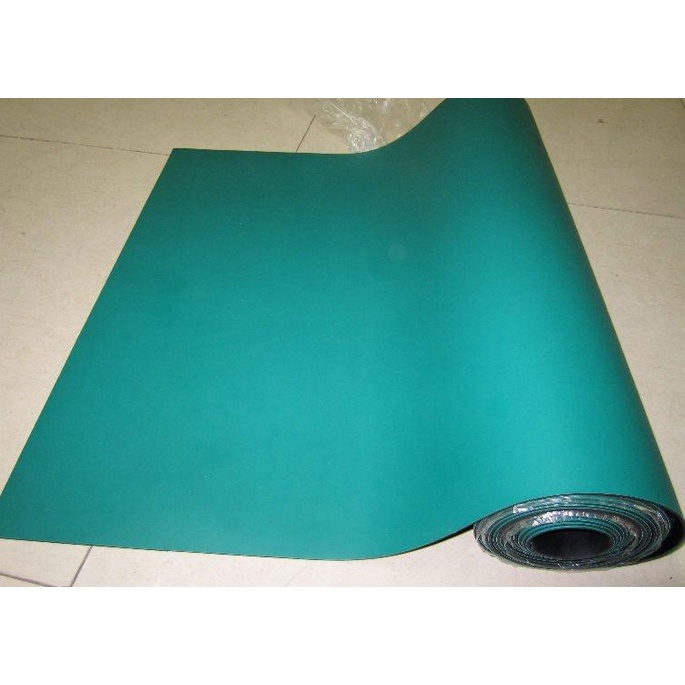 Thảm cao su chống tĩnh điện trải bàn loại sần mờ KT 1.2x0.7m