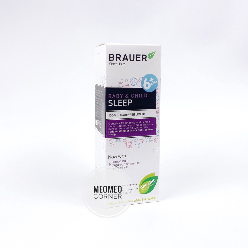 Siro Sleep Gold cho bé 100ml Brauer Úc