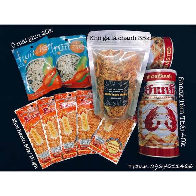 Combo Đồ Ăn Vặt 260k