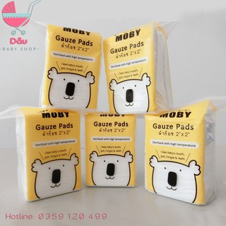 Gạc rơ lưỡi MOBY50 tờ 5x5cm