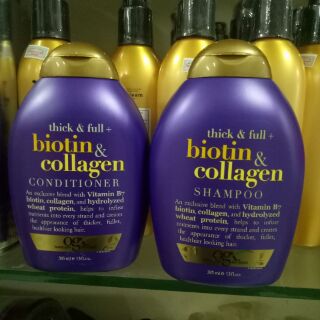 Combo cặp dầu gội xả Biotin Collagen 385ml